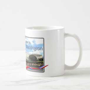 Flippiges Fraulien geht nach Washington Kaffeetasse