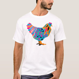 Flippiges helles Huhn T-Shirt