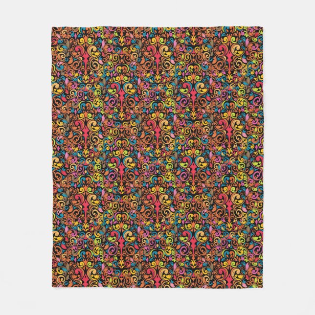 Flippiges Muster Fleecedecke (Vorderseite)