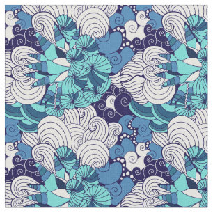 Flippiges Seashell-Muster Stoff