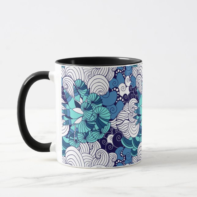 Flippiges Seashell-Muster Tasse (Links)