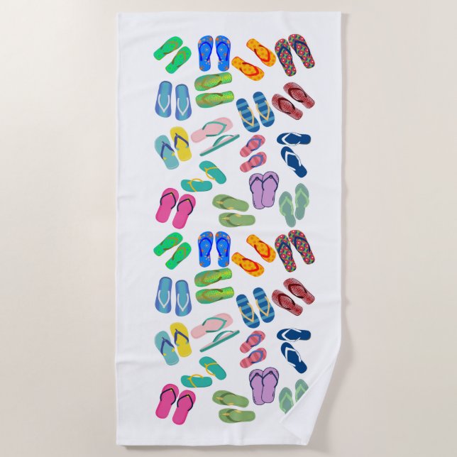 FLIPPIN' AND FLOPPIN' STRANDTUCH (Vorderseite)