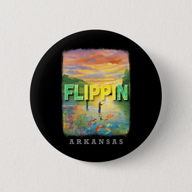 Flippin Arkansas Ar Angelparadies Sd760  Button (Vorderseite)