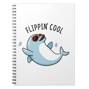 Flippin Cool Funny Dolphin Pub Notizblock