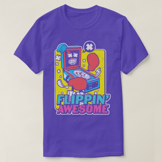 Flippin Phantastisch Funny Retro Arcade Gamer T-Shirt (Design vorne)