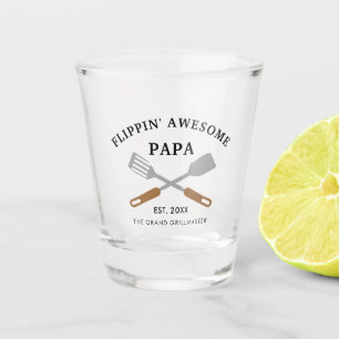 Flippin Phantastisch Papa GRILLEN Gag Schnapsglas