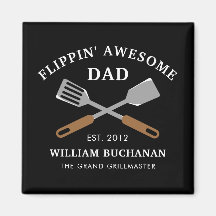 Flippin Phantastisch Vater GRILLEN Vater Personali