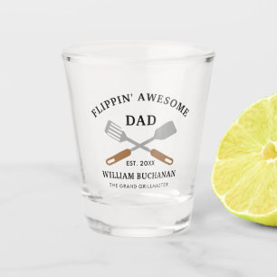 Flippin Phantastisch Vater GRILLEN Vater Personali Schnapsglas