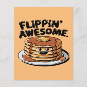 Flippins Phantastisches Pancake Stack Funny Breakf