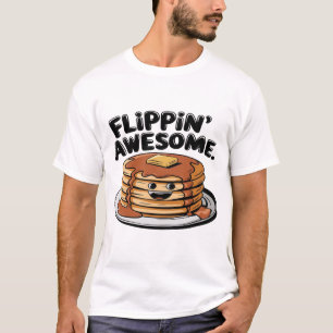 Flippins Phantastisches Pancake Stack Funny Breakf T-Shirt