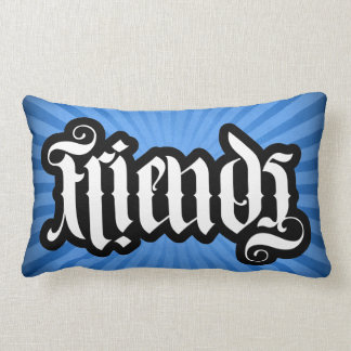 FlipScript Ambigram Lumbar Pillow Lendenkissen