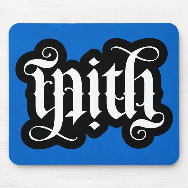 FlipScript Ambigram Mousepad (Vorne)