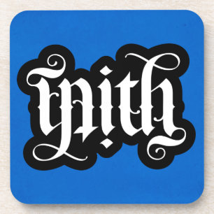 FlipScript Ambigram-Untersetzer (Set 6) Untersetzer