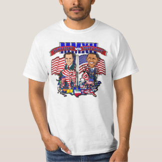 Flipy Flopy gegen Hopey Hoffnung Romney Obama T-Shirt