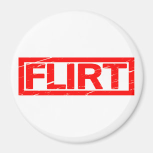 Flirt-Briefmarke Magnet