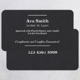 Flirt Charm Visitenkarte