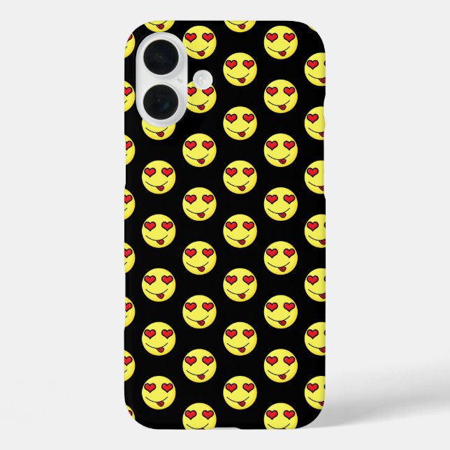 Flirt Emoji Case-Mate iPhone Hülle (Rückseite)