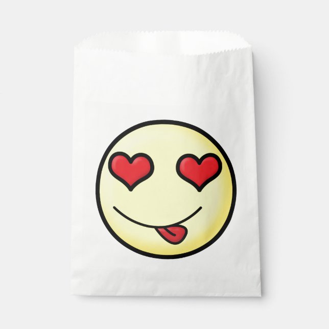 Flirt Emoji Geschenktütchen (Vorderseite)