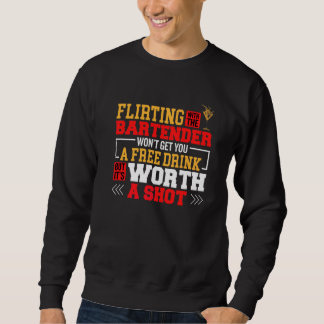 Flirt mit Barkeeper-Outfit in Pubs Barkeeper Sweatshirt