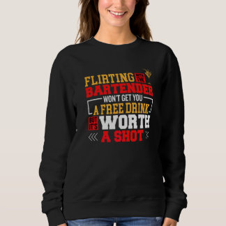Flirt mit Barkeeper-Outfit in Pubs Barkeeper Sweatshirt