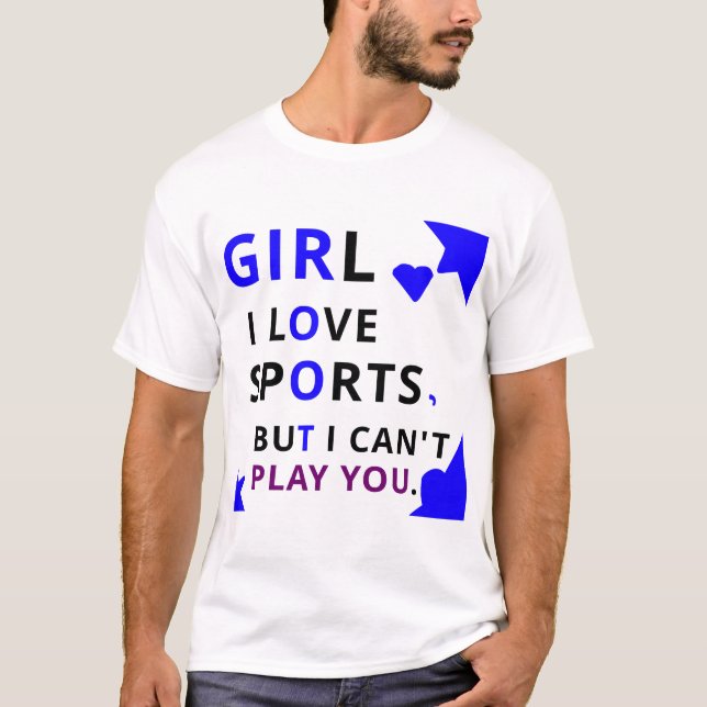 Flirt-T-Shirt T-Shirt (Vorderseite)