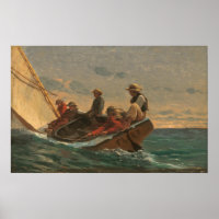 Flirt - Winslow Homer Fine Art Poster