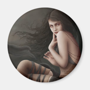 Flirten mit Sonnenuntergang Magnet