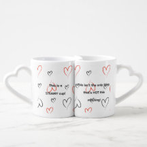 Flirty Couple Mug Set – Morning Coffee Puns