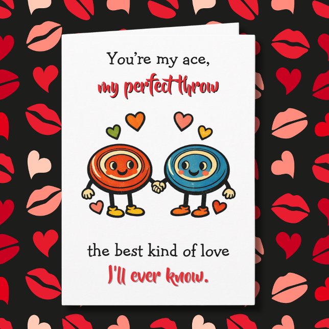 Flirty  Disc Golf Puns | Valentine's Day Karte (Von Creator hochgeladen)