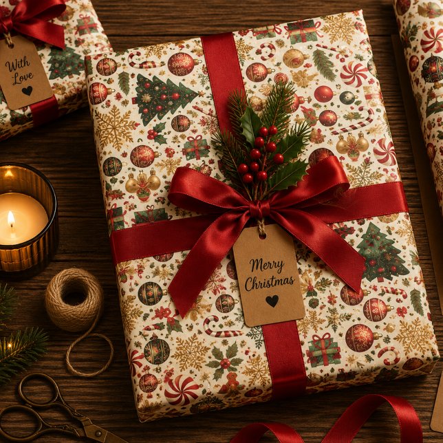 Flitter und Glanz Geschenkpapier Set (Von Creator hochgeladen)