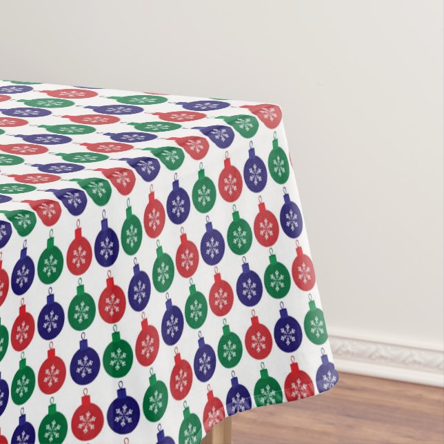 Flittermuster Buntes Weihnachten Tischdecke (Beispiel)