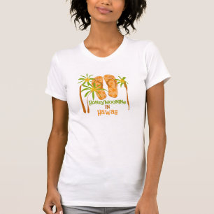 Flitterwochen auf dem T - Shirt Hawaii