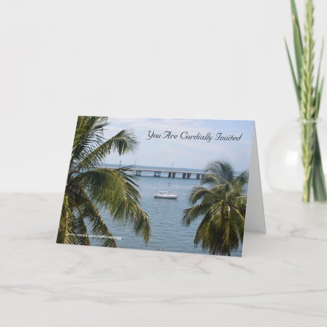 Flitterwochen/Bardusche Einladung (Vorderseite)