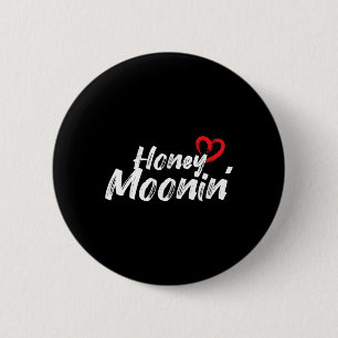 Flitterwochen - Braut Bräutigam Paar Liebe Ehe Hoc Button