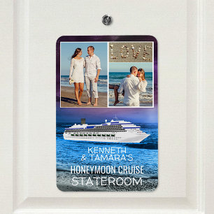 Flitterwochen Cruise Stateroom Door Marker Beach F Magnet