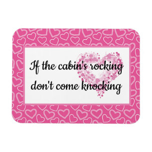 Flitterwochen Hütte Rosa Herz Kreuzfahrt Hütte Magnet