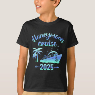 Flitterwochen Kreuzfahrt Gerade Verheiratet 2025 P T-Shirt