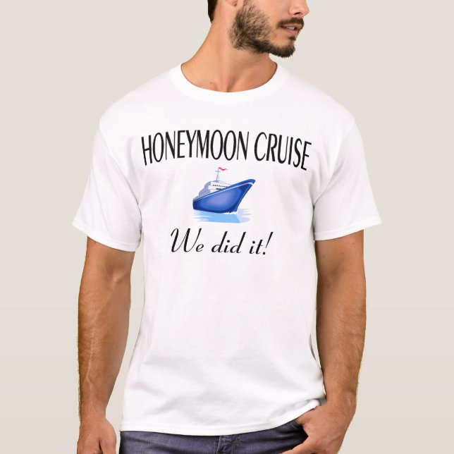 Flitterwochen-Kreuzfahrt T-Shirt (Vorderseite)