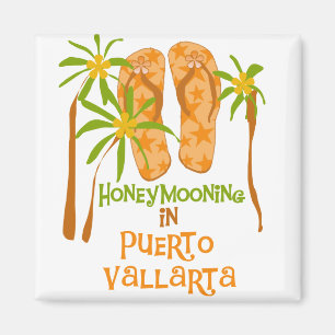 Flitterwochen Puerto Vallarta Tshirts und Geschenk Magnet