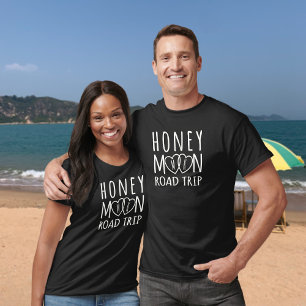 Flitterwochen-Roadtrip-Paar-T-Shirt T-Shirt