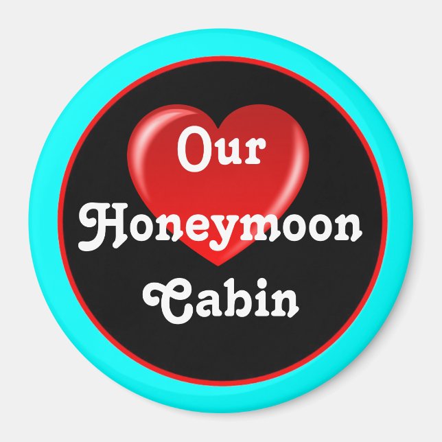 Flitterwochen Runde Kreuzfahrtschifffahrt Türmarki Magnet (Vorne)