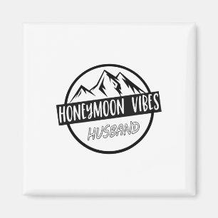 Flitterwochen Stimmung Frisch Vermählte Verheirate Magnet