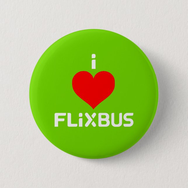 Flixbus-Abzeichen Button (Vorderseite)