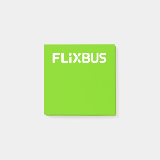 Flixbus-Kommentare Post-it Klebezettel (Vorderseite)