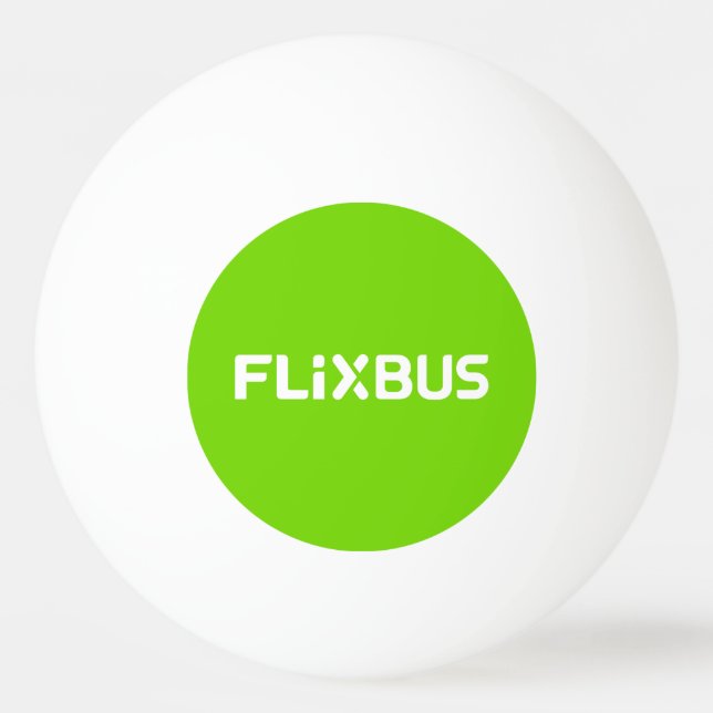 Flixbus Ping Pong Ball Tischtennisball (Vorderseite)