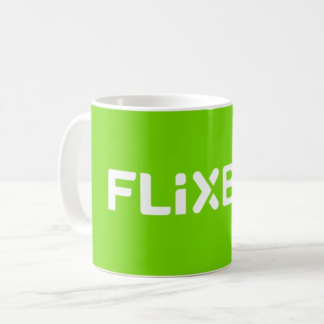 Flixbus-Tasse Kaffeetasse (Vorderseite Links)