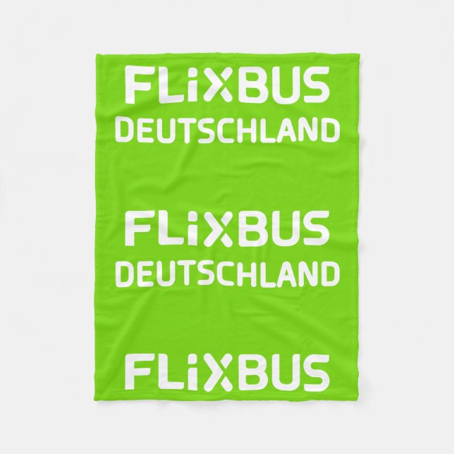 Flixbus Throw Blanket Fleecedecke (Vorderseite)