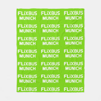 Flixbus Throw Blanket Fleecedecke