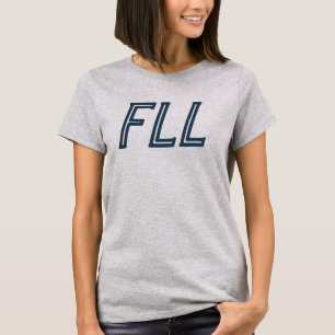 FLL Fort Lauderdale Airport Code - Bold Florida T-Shirt