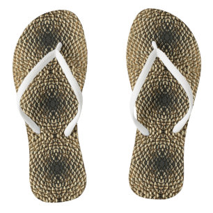 Fllip Flops - zentriertes Sonnenblumenmuster Flip Flops
